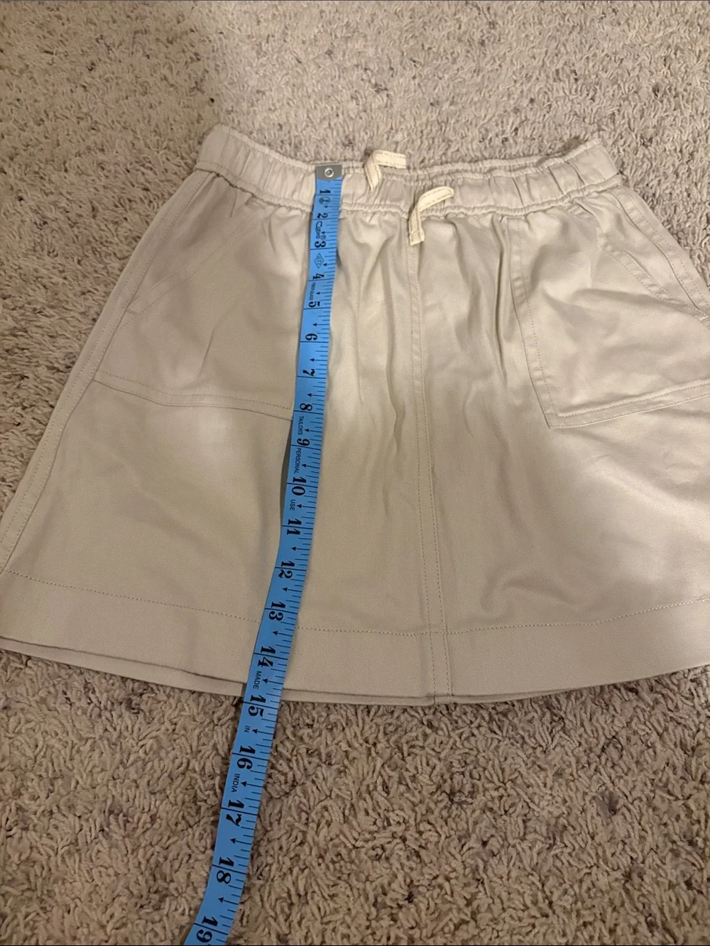 Crewcuts khaki Drawstring Pocket Skirt 14
